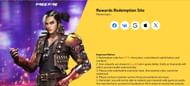 रिडीम कोड्स (Image via Garena)